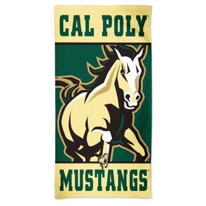 Cal Poly Mustangs Beach Bath Towel